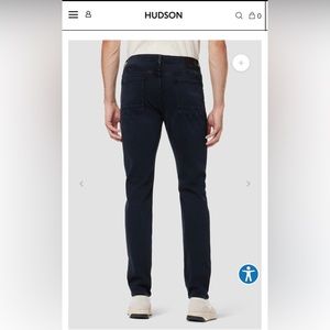Hudson Black Slim Straight Men’s Jeans